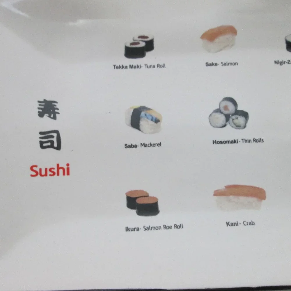 Elements Sushi platter tray plate Ceramic 11